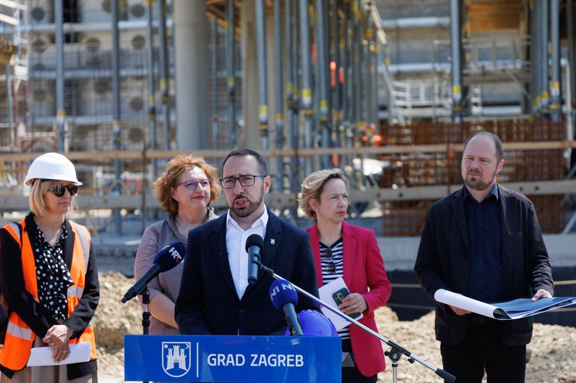 Paromlin complex located behind the central Zagreb train station