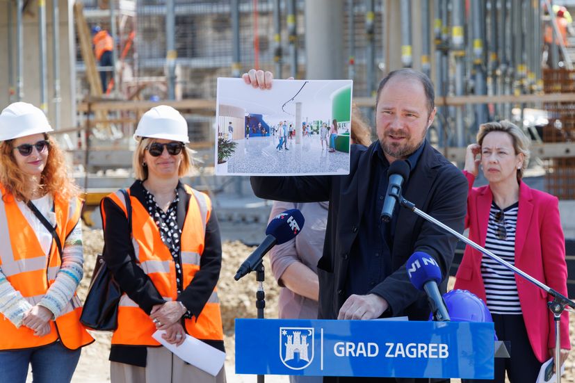 Paromlin complex located behind the central Zagreb train station