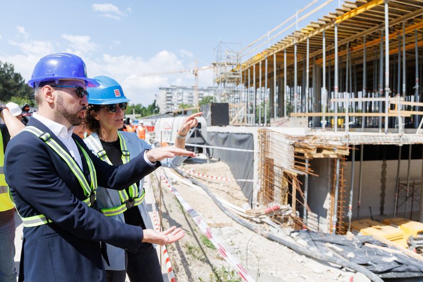 Paromlin complex located behind the central Zagreb train station