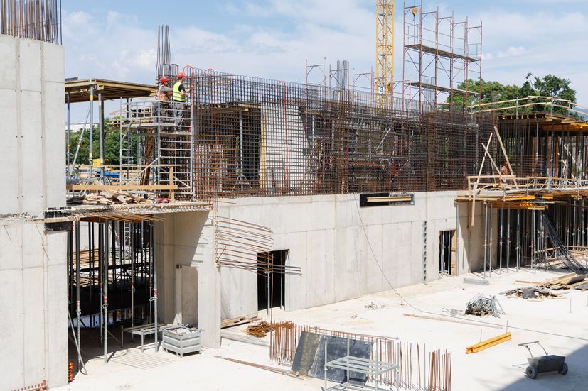 Paromlin complex located behind the central Zagreb train station