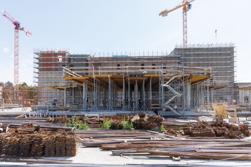 Paromlin complex located behind the central Zagreb train station