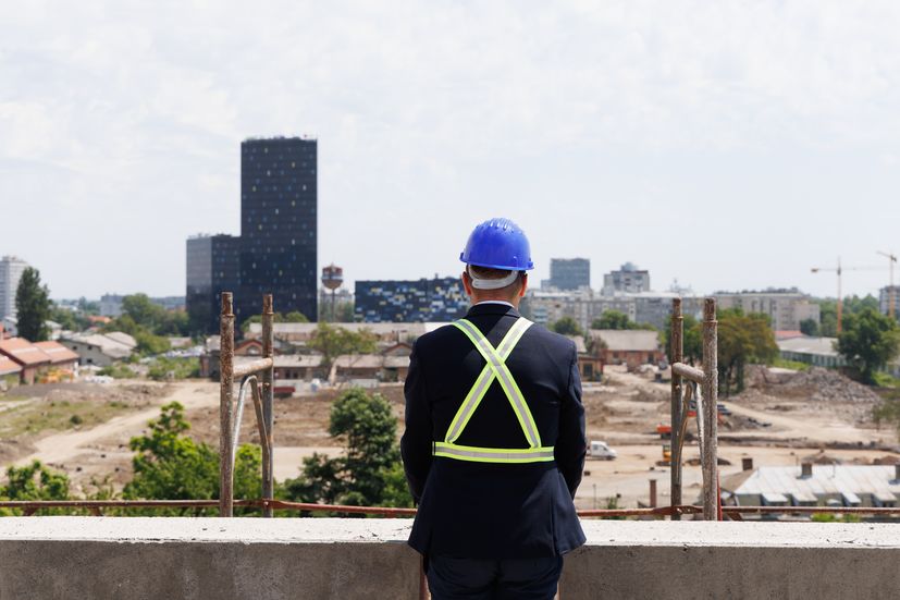 Paromlin complex located behind the central Zagreb train station