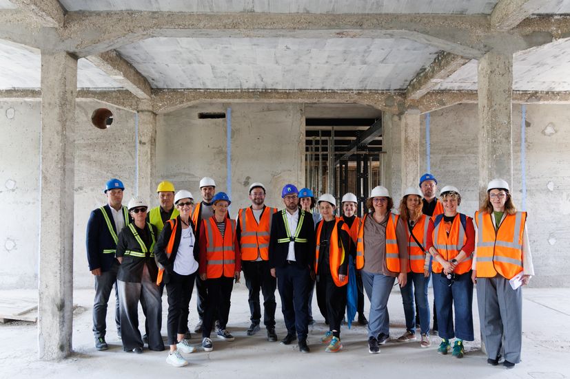 Paromlin complex located behind the central Zagreb train station