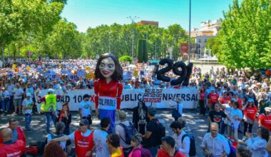 Manifestation massive à Madrid contre la privatisation du système de santé publique