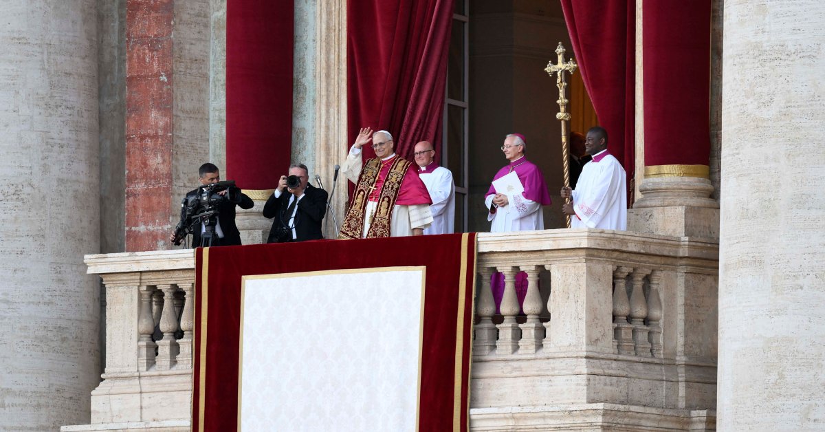 Photos Show Joyous Vatican Scenes as Pope Leo Is Announced