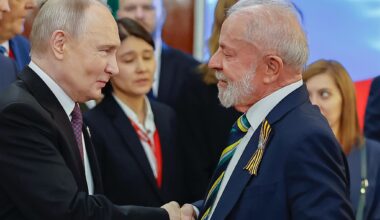 Putin welcomes Lula in Russia (photo credit: Ricardo Stuckert / Presidency of Brazil)