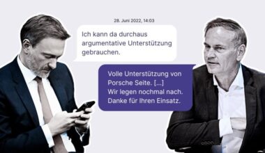 Das sind die Porschegate-SMS von Christian Lindner und Oliver Blume