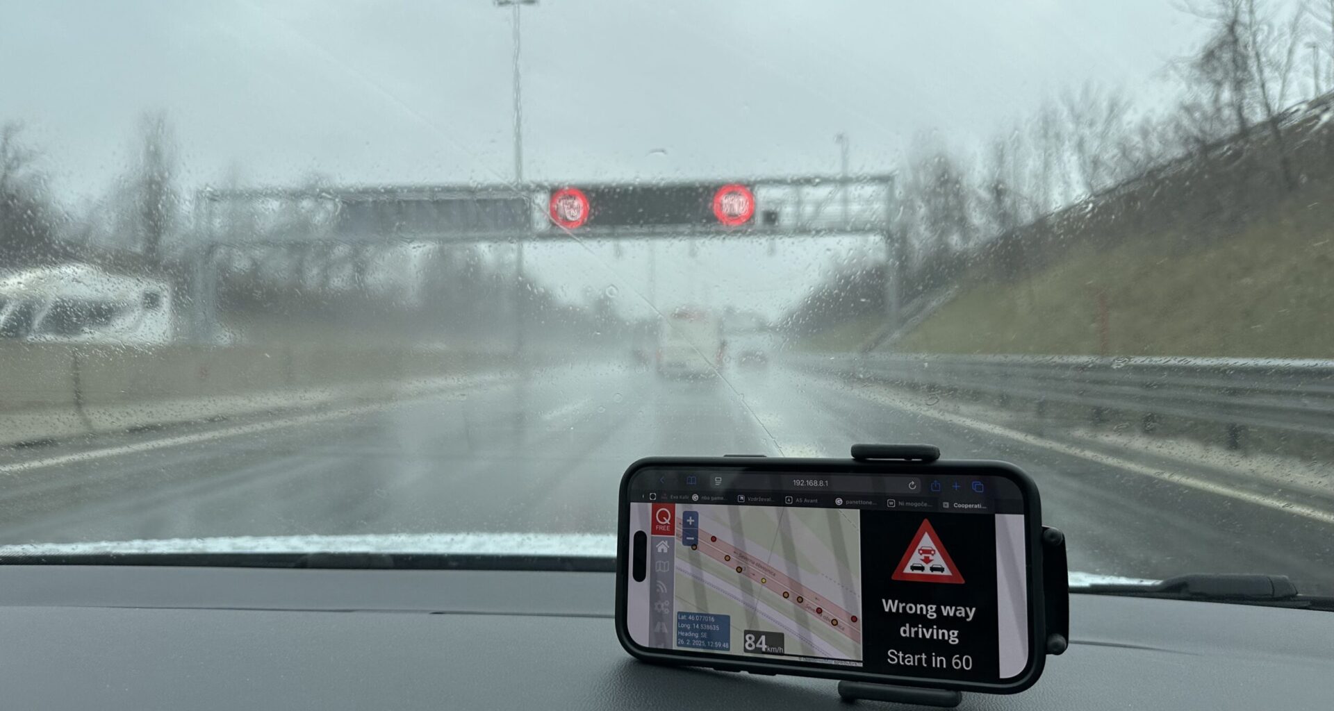 in-car notification Slovenia Q-Free (image: Q-Free)