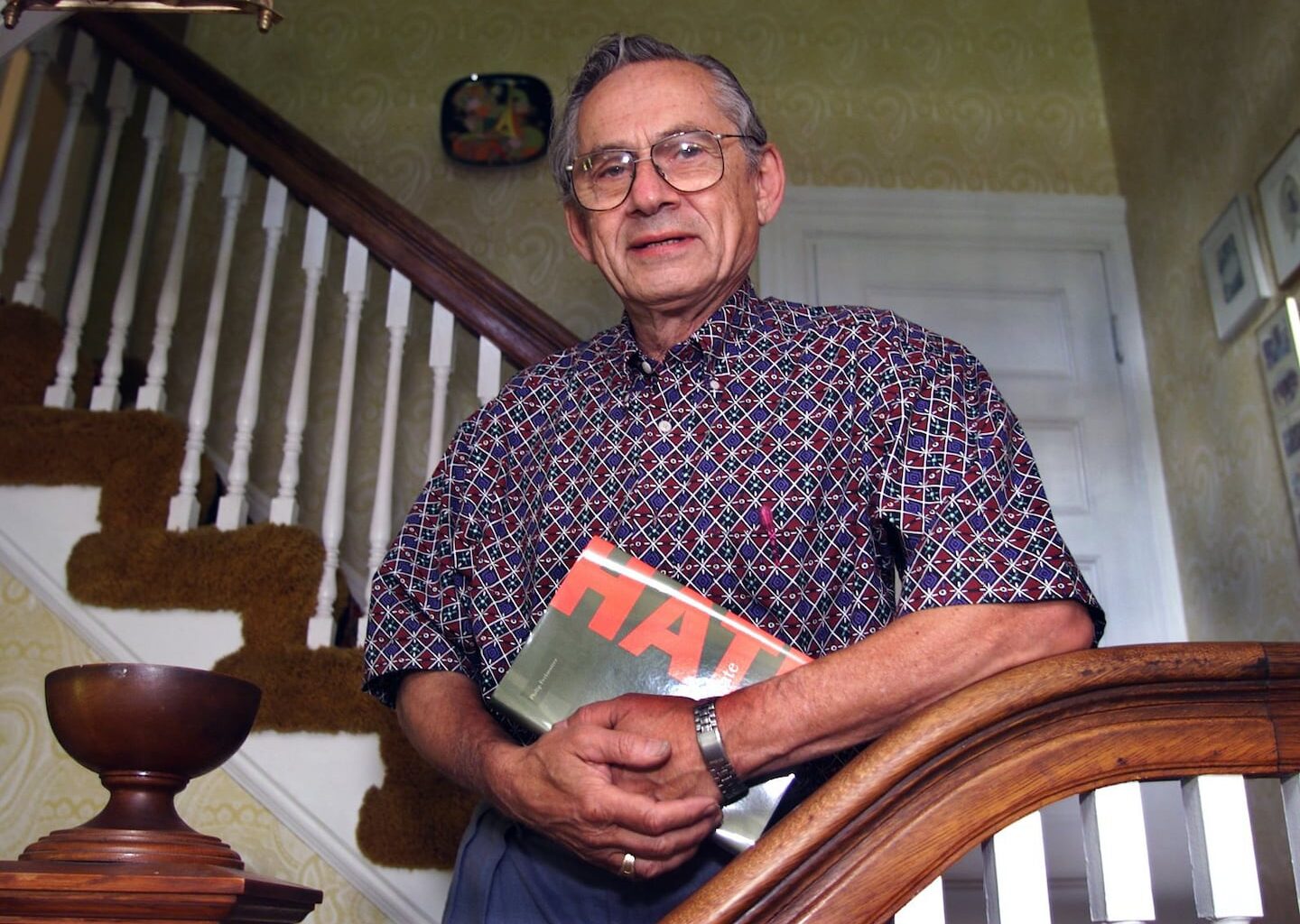 Author Phil Perlmutter in Newton on Aug. 20, 1999.