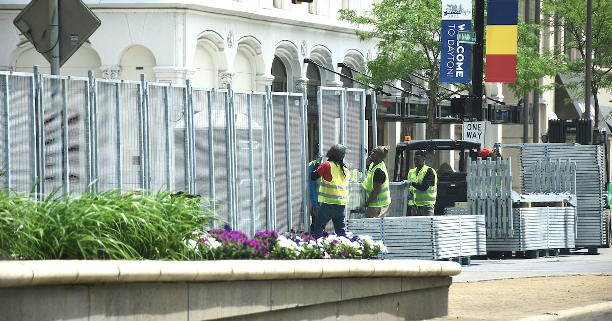 Fencing is going up, final preparations underway