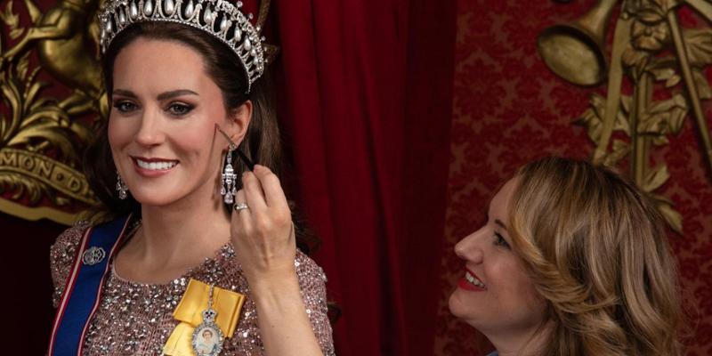 Madame Tussaud's London unveils new figure of the future Queen of England, Kate Middleton
