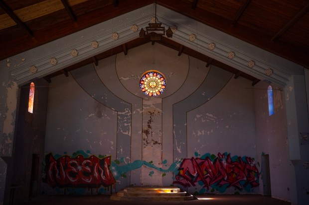 The altar at St. Mary of the Assumption Church on...