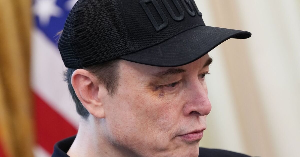 Elon Musk says 'son punched me' as he appears at White House with black eye
