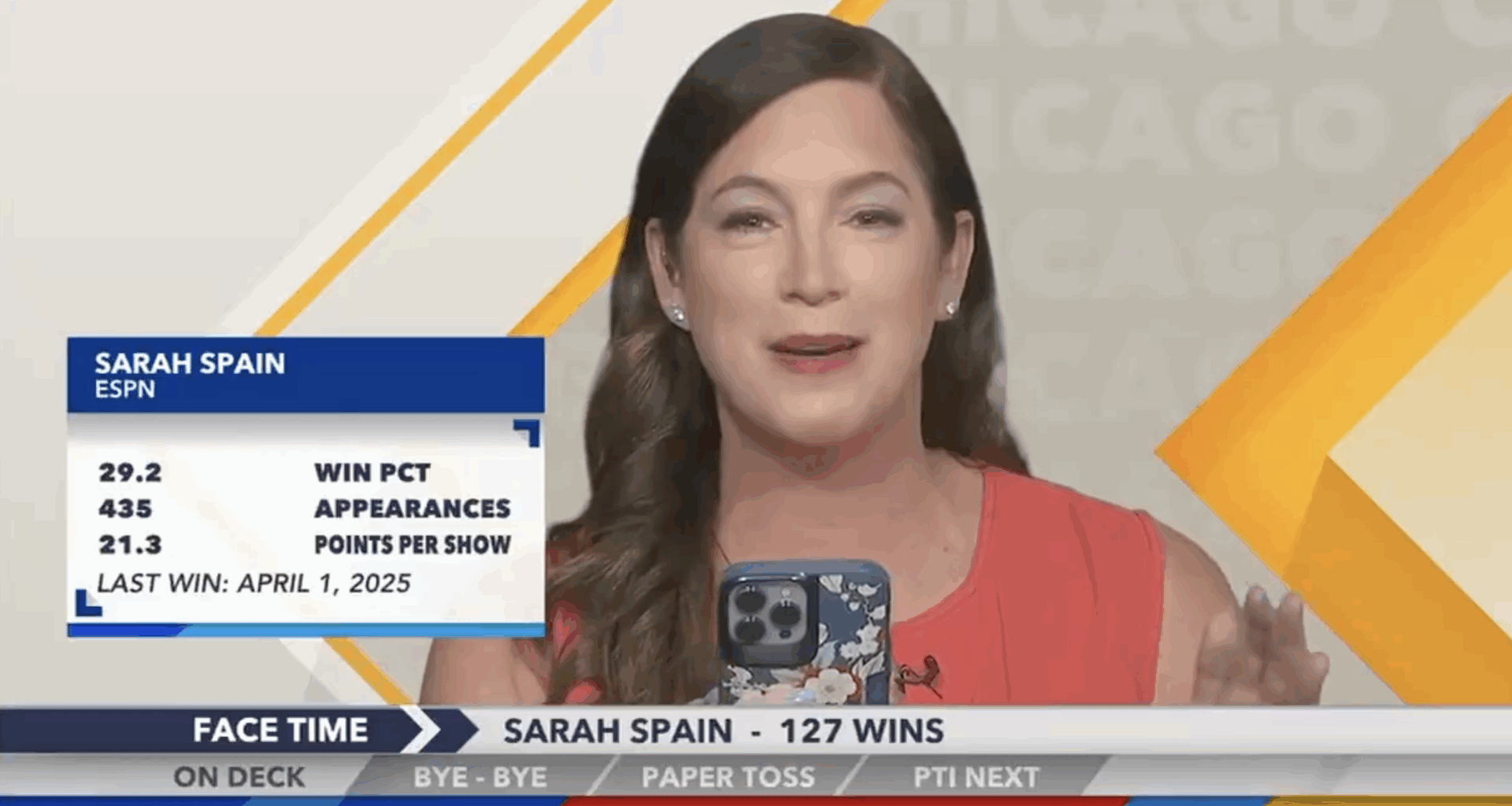 Longtime 'Around the Horn' panelist makes final appearance