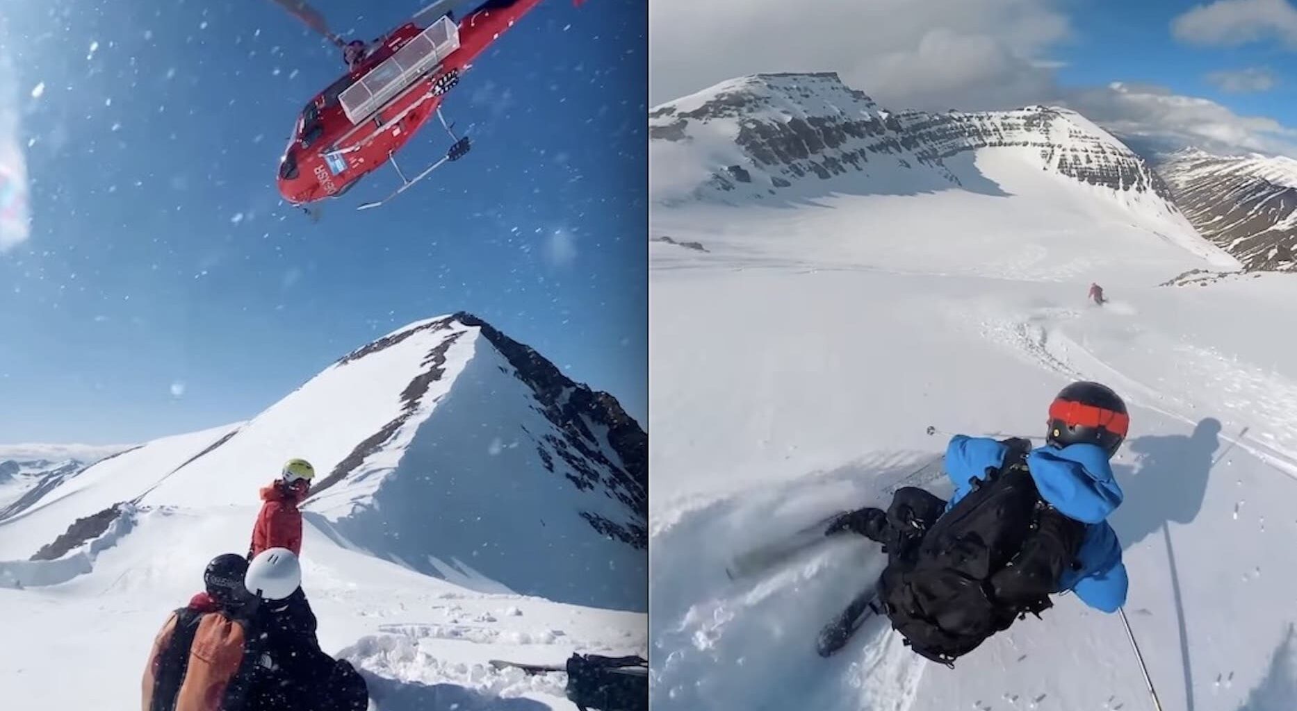 They Are Still Skiing Powder In Iceland!