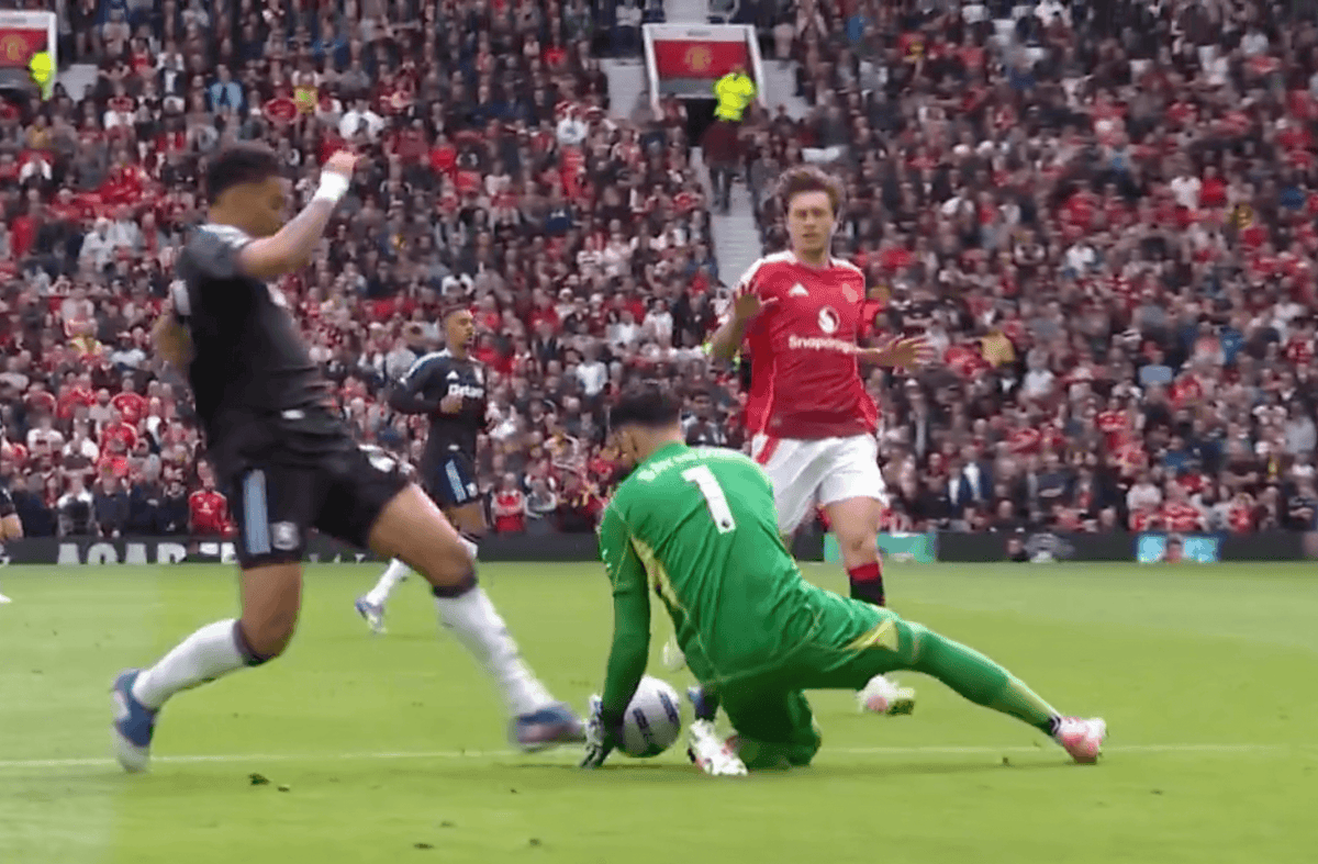 Man Utd 2 Aston Villa 0: Rogers goal controversially disallowed as Emery’s side miss out on Champions League