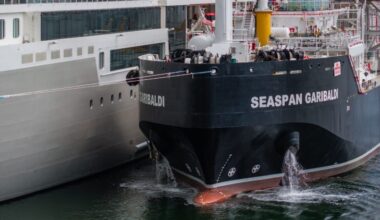 First-ever cruise ship bunkered with LNG at the Port of Vancouver