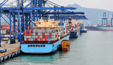 Ship at port