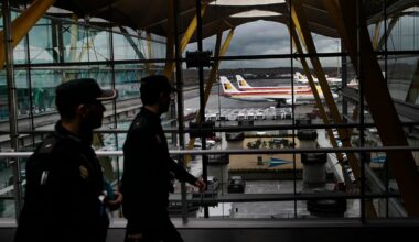 Spain to limit access to Madrid airport for nontravelers because of homeless encampment problem