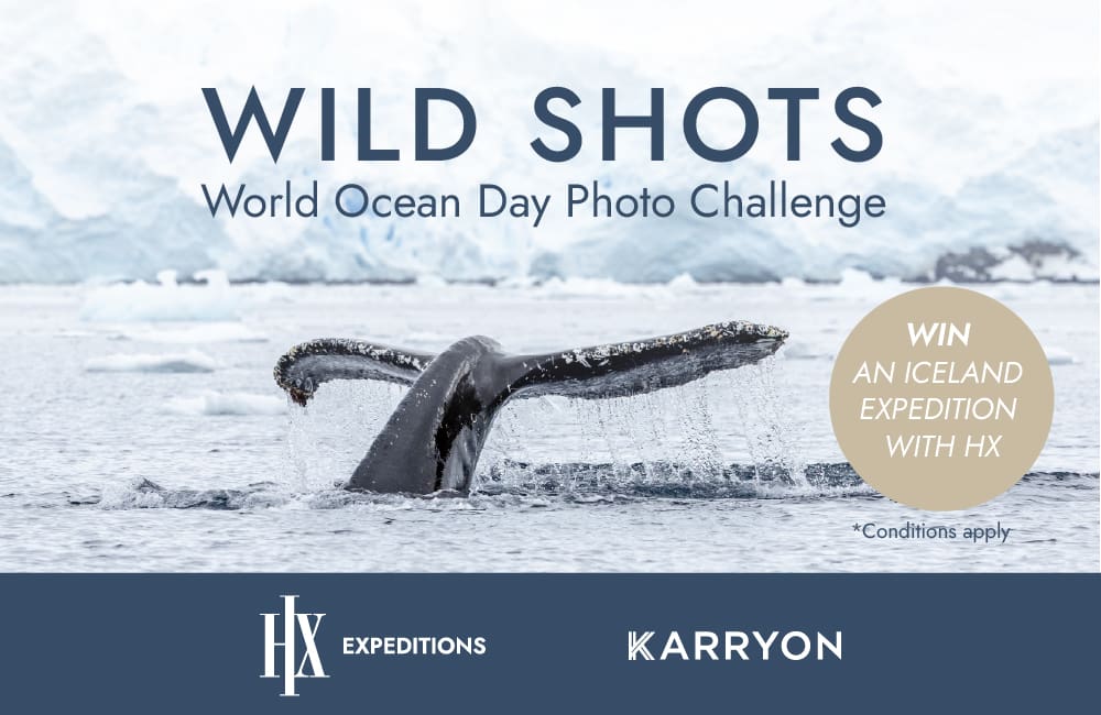 HX & Karryon competition win a $10K Iceland expedition cruise for two
