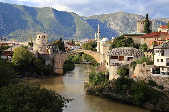 View of Mostar from Lučki most