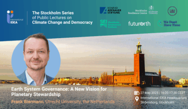 Stockholm Series #6: Earth system governance - A new vision for planetary stewardship