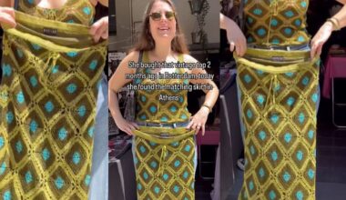 Woman Who Shopped Vintage Top In Netherlands Finds Perfectly Matching Skirt At Thrift Store Nearly...