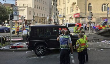 Allemagne : une voiture percute la foule à Stuttgart, au moins huit blessés
