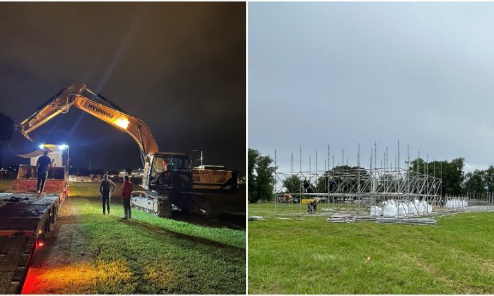 World record Thompson concert: Round-the-clock prep starts