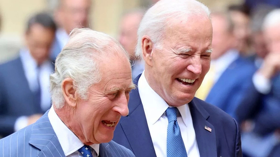King Charles and Joe Biden(AFP via Getty Images))