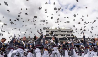 Trump’s mixes praise, politics, grievances in West Point speech