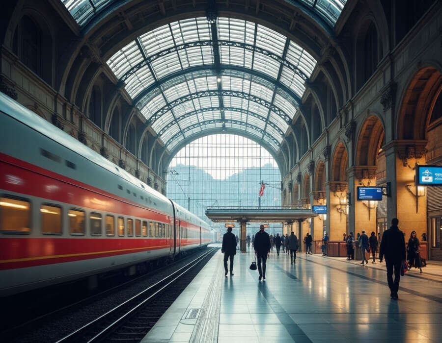 Switzerland, Germany, Italy, Austria,France and UK Reveal Spectacular High-Volume Train Stations Setting New Standards in Speed Efficiency and Passenger Excellence Across Europe