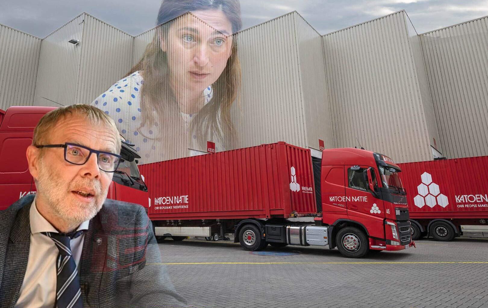 Veertig van onze vijfhonderd vrachtwagens staan permanent stil, door het chronische tekort aan chauffeurs