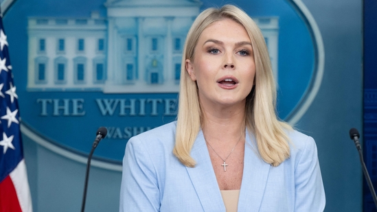 White House Press Secretary Karoline Leavitt.(AFP)