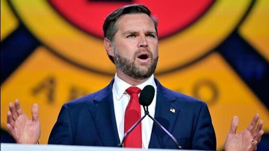 US vice president JD Vance. (AP)