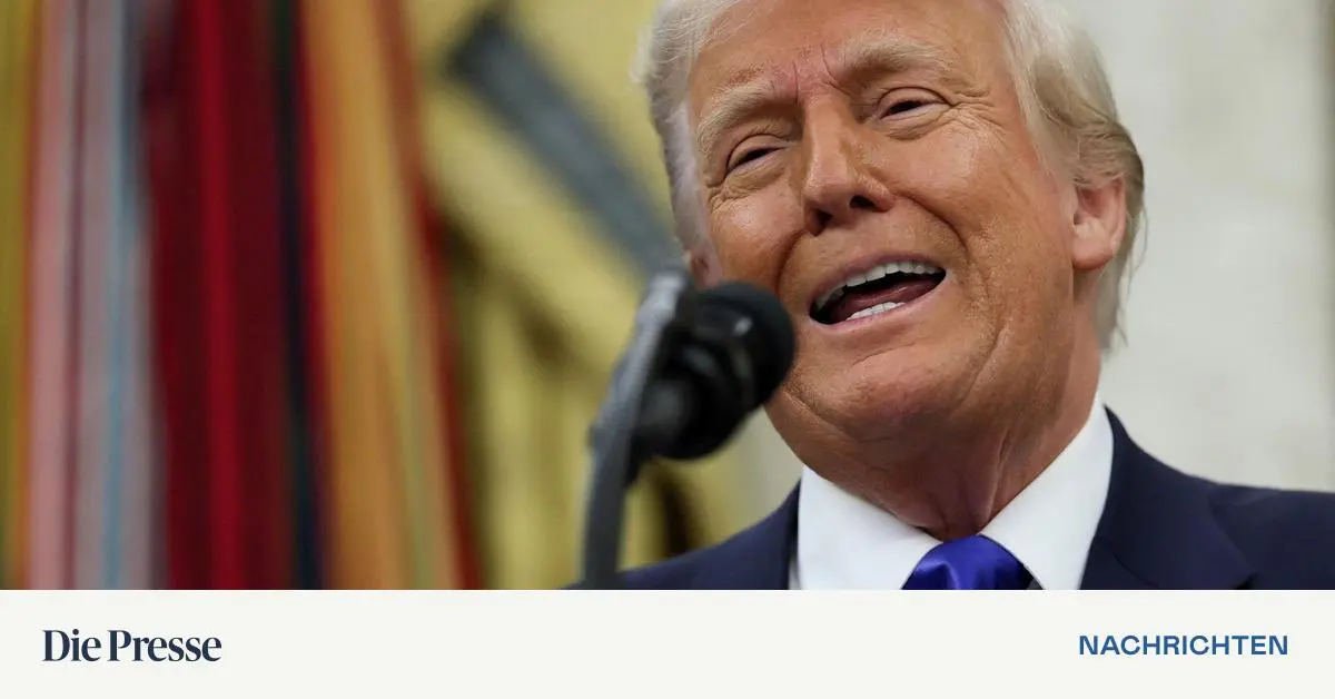 Trump weist Kritik über KI-generiertes Papst-Bild zurück – DiePresse.com