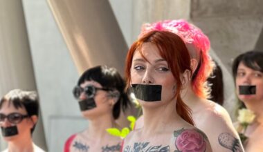 Topless trans protest outside Holyrood a ‘public act of grief, resistance and solidarity’