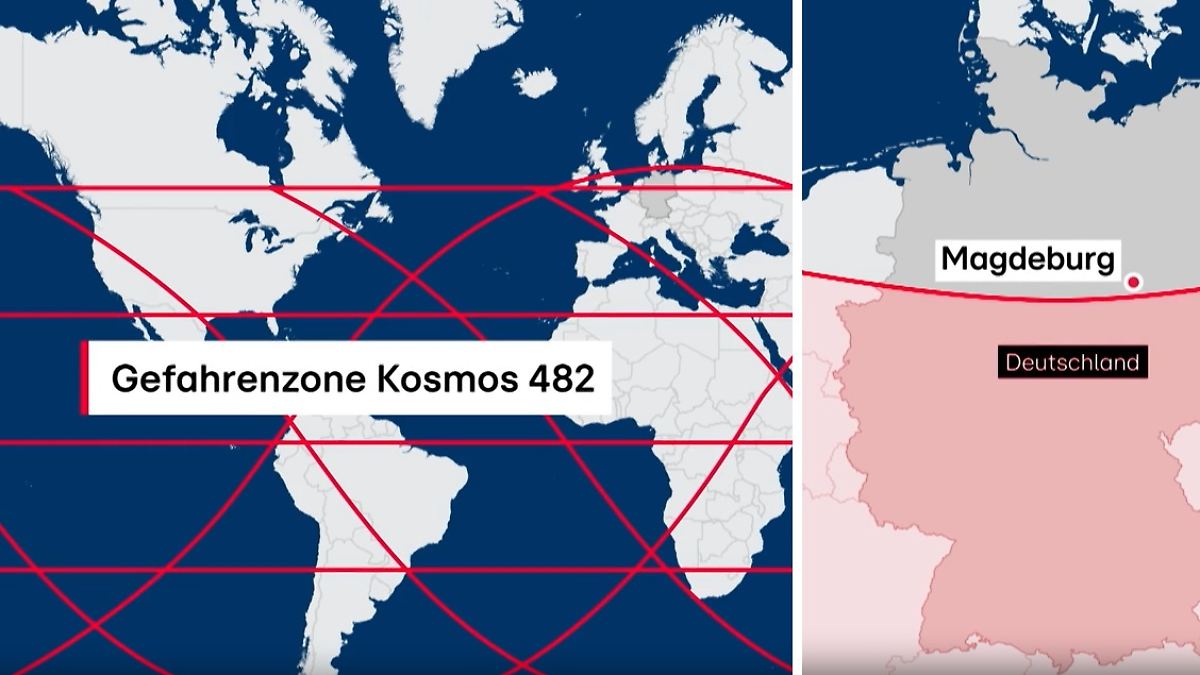 Einschlag in Deutschland möglich: Absturz von Sowjet-Raumsonde auf Erde steht kurz bevor