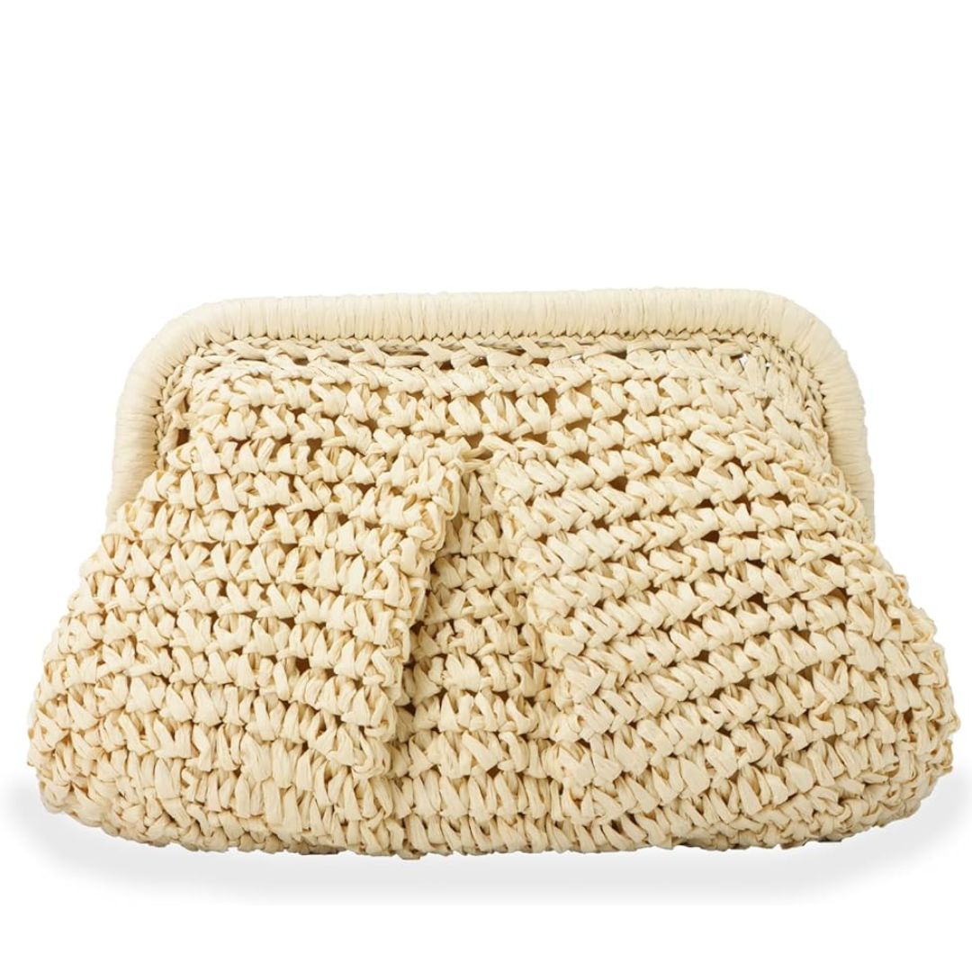 LHHMZ Straw Clutch Bag 