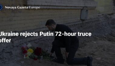 Ukraine rejects Putin 72-hour truce offer