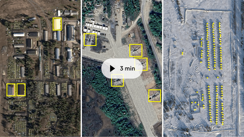 Satellite images show Russian military buildup near Finnish border