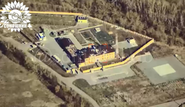 The Ukrainian Armed Forces carried out a MiG-29 airstrike using a guided French AASM HAMMER aerial bomb on a building with Russian officers, including FSB officers. May 2025, location not disclosed.