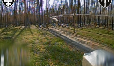 A Ukrainian drone with fiber-optic control pursued a Russian soldier who retreated into a bunker. The lack of signal interference allowed the operator to spot a net at the entrance, maneuver around it, and detonate the drone inside the fortification. Video by Signum unit.