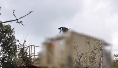 Israel publishes first videos of intercepting Hezbollah drones using a "Iron Blade" laser based system