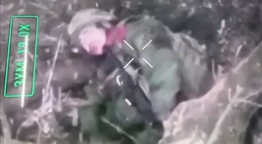 Russian soldier attempts to shoot himself but suffers from bad luck