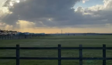 London skyline seen from Kent (via hanzuroo on TikTok)