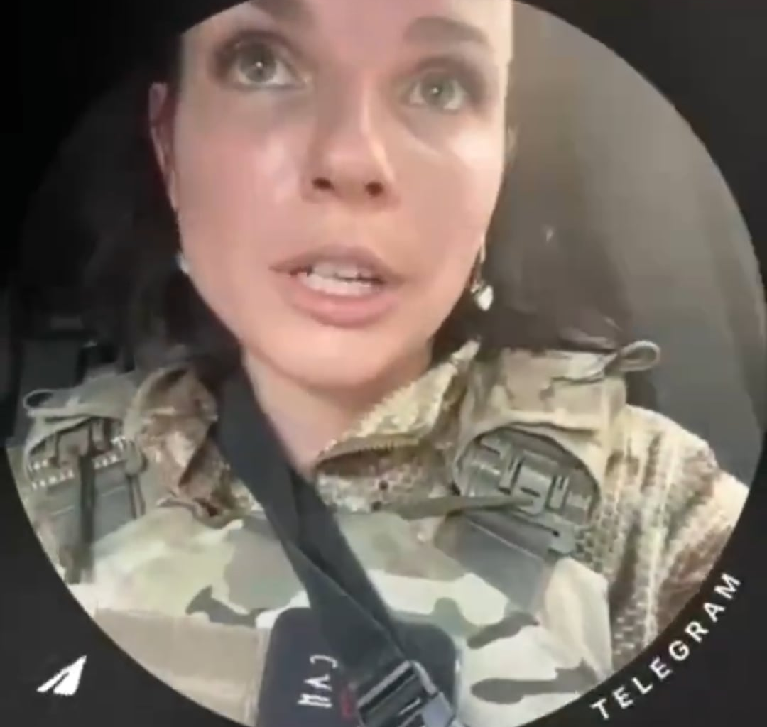 Ukrainian missiles hit a concentration of Russian military equipment and personnel near a gas station in Lgov, Kursk region. A Russian "Volunteer" with blood on her hands reported about 3 powerful explosions. May 22, 2025