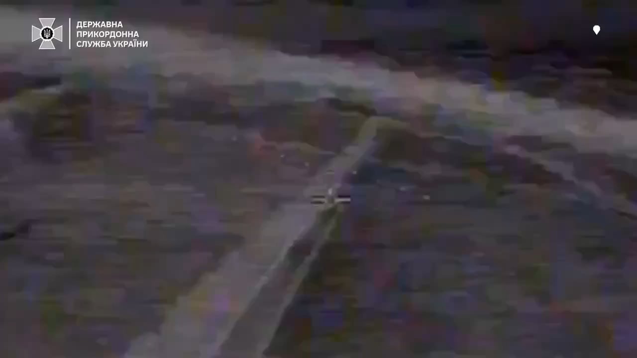 FPV pilots of the Ukrainian "Forpost" unit attacked a Russian TOS-1A "Solntsepyok" 220 mm MLRS. Vovchansk, Kharkiv Oblast.