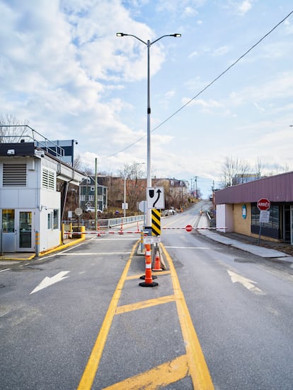 The Derby Line-Rock Island border crossing.