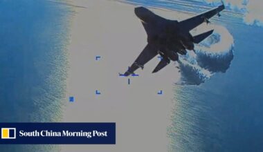 Ukraine destroys Russian fighter jet with missile from sea drone in world first, says Kyiv military